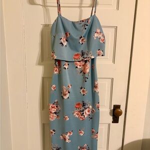 Maitai Blue Floral Wedding Dress